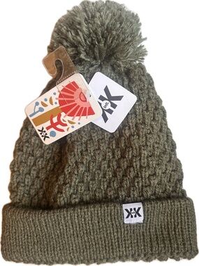 Kids Knit Pom Pom Beanie-Reference Abby for pic 1 And Ollie for pic 2 and 3